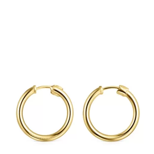 Clearance Basics small Earrings in Silver Vermeil Silver Earrings | Hoop Earrings