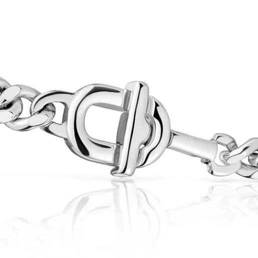 Online MANIFESTO curb chain Bracelet in Silver Bracelets | Chain Bracelets