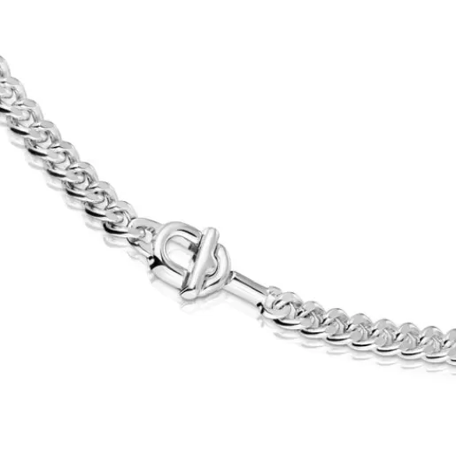 Best Sale MANIFESTO curb chain Choker in silver Silver Necklaces | Chokers