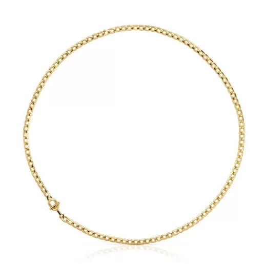 Store MANIFESTO curb chain Choker with 18kt gold plating over silver Silver Necklaces | Chokers