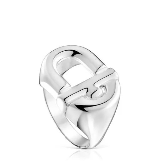 Store MANIFESTO Signet ring in silver Silver Rings | Large Rings