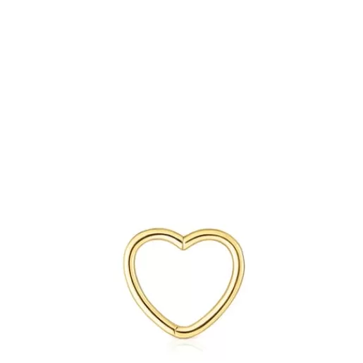 Fashion Piercing heart-shaped Piercing Gold Earrings | Hoop Earrings