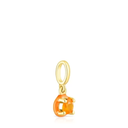 Flash Sale Vibrant Colors Pendant with carnelian and colored enamel Silver Pendants | Small Pendants