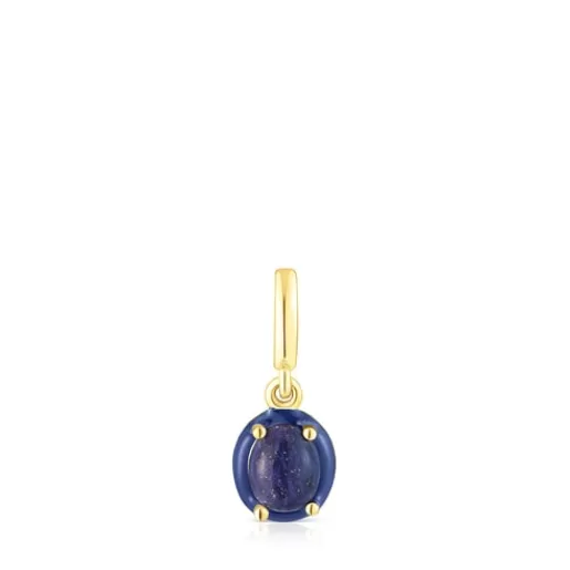 Fashion Vibrant Colors Pendant with lapis lazuli and colored enamel Silver Pendants | Small Pendants