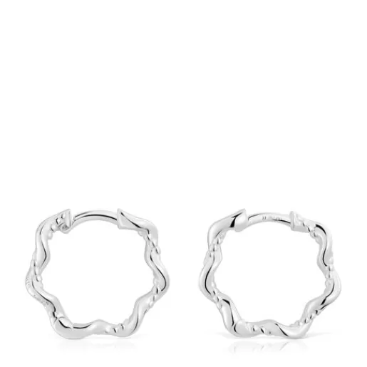 Cheap Twisted 10 mm silver Hoop earrings Silver Earrings | Hoop Earrings