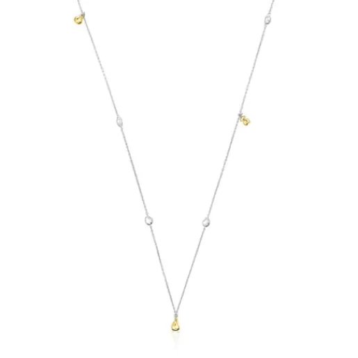 Online Two-tone Joy Bits necklace with combined motifs Silver Necklaces | Long Necklaces