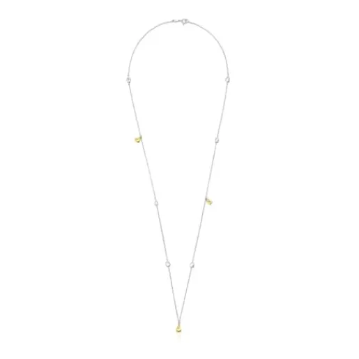 Online Two-tone Joy Bits necklace with combined motifs Silver Necklaces | Long Necklaces