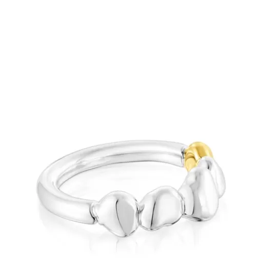 Best Sale Two-tone Joy Bits ring with organic shapes Silver Rings | Small Rings