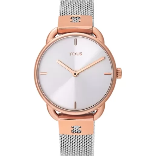 Cheap Two-tone/rose IP Let Mesh Watch For Her | Analog Watches