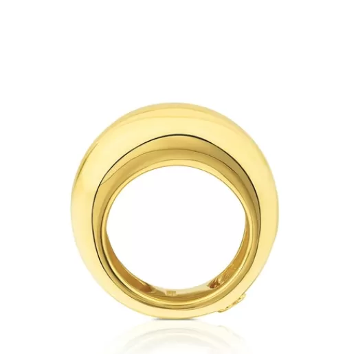 Cheap Vermeil Silver Warm Ring 1cm. Silver Rings | Small Rings