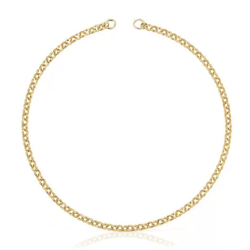 Shop Vermeil Hold Choker 42cm. Silver Necklaces