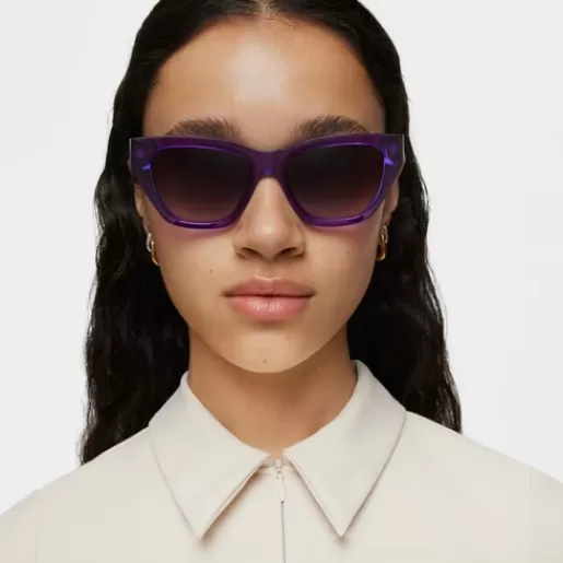 Shop Violet-colored Sunglasses Edge Sunglasses