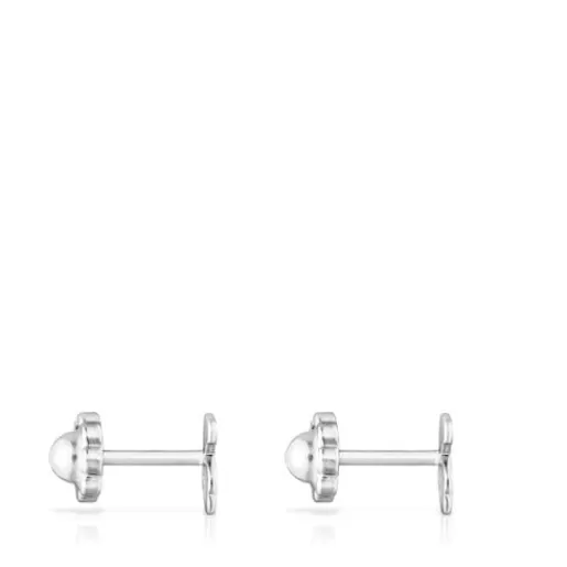 Flash Sale White gold Baby earrings Small Earrings