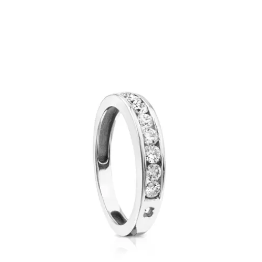 Online White Gold Diamond Ring with Diamonds 0.45ct 分类为空 | Diamond Rings