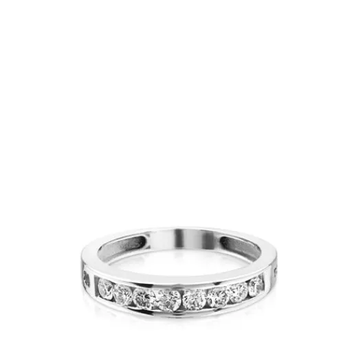 Online White Gold Diamond Ring with Diamonds 0.45ct 分类为空 | Diamond Rings