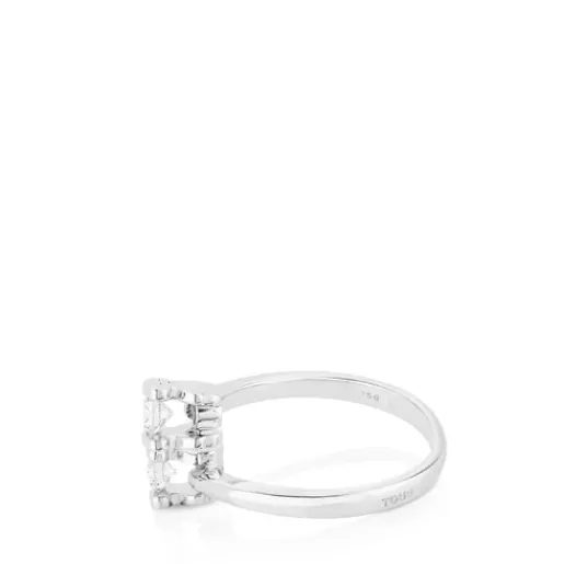 Flash Sale White Gold Diamonds Ring with Diamond 分类为空 | Small Rings