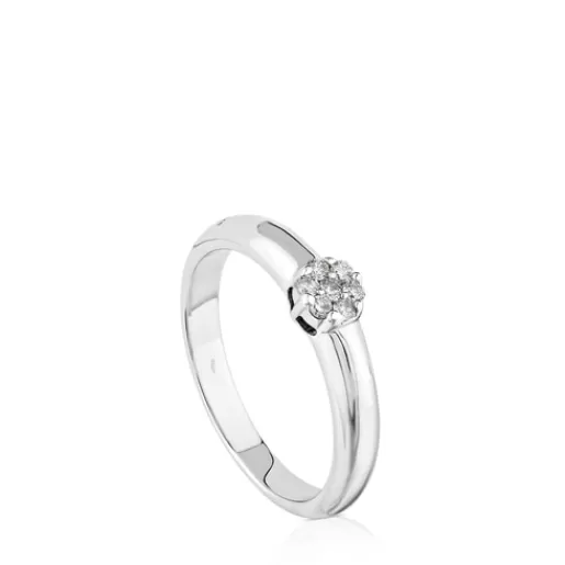 Store White Gold Diamonds Ring with Diamonds 0.10ct 分类为空 | Diamond Rings