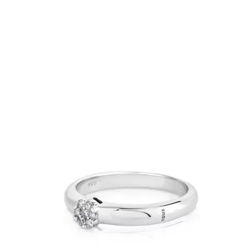 Store White Gold Diamonds Ring with Diamonds 0.10ct 分类为空 | Diamond Rings