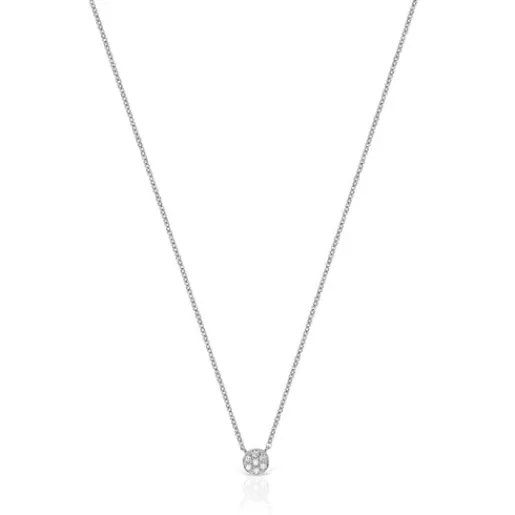 Online White Gold with Diamonds Alecia Necklace Gold Necklaces | Short Necklaces