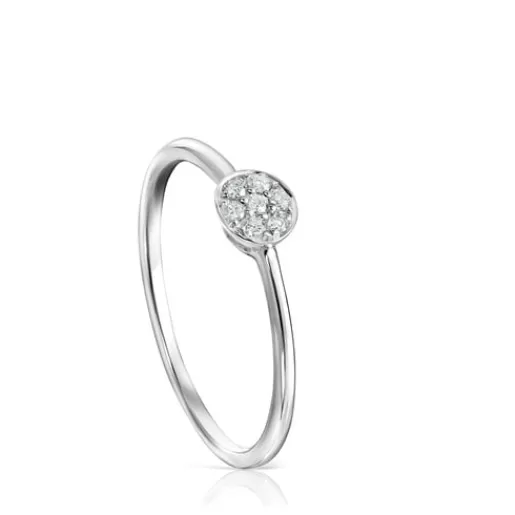 Hot White Gold with Diamonds Alecia Ring 分类为空 | Solitaire Rings