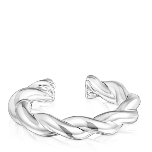 Online XL silver Twisted Bracelet Silver Bracelets | Bangle Bracelets